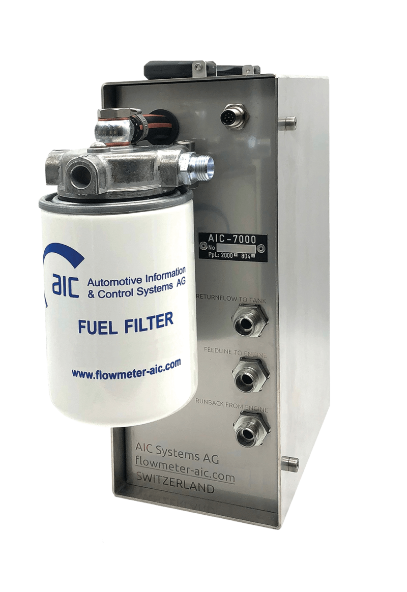 AIC fuel flow meters for truck and bus using the direct measurement