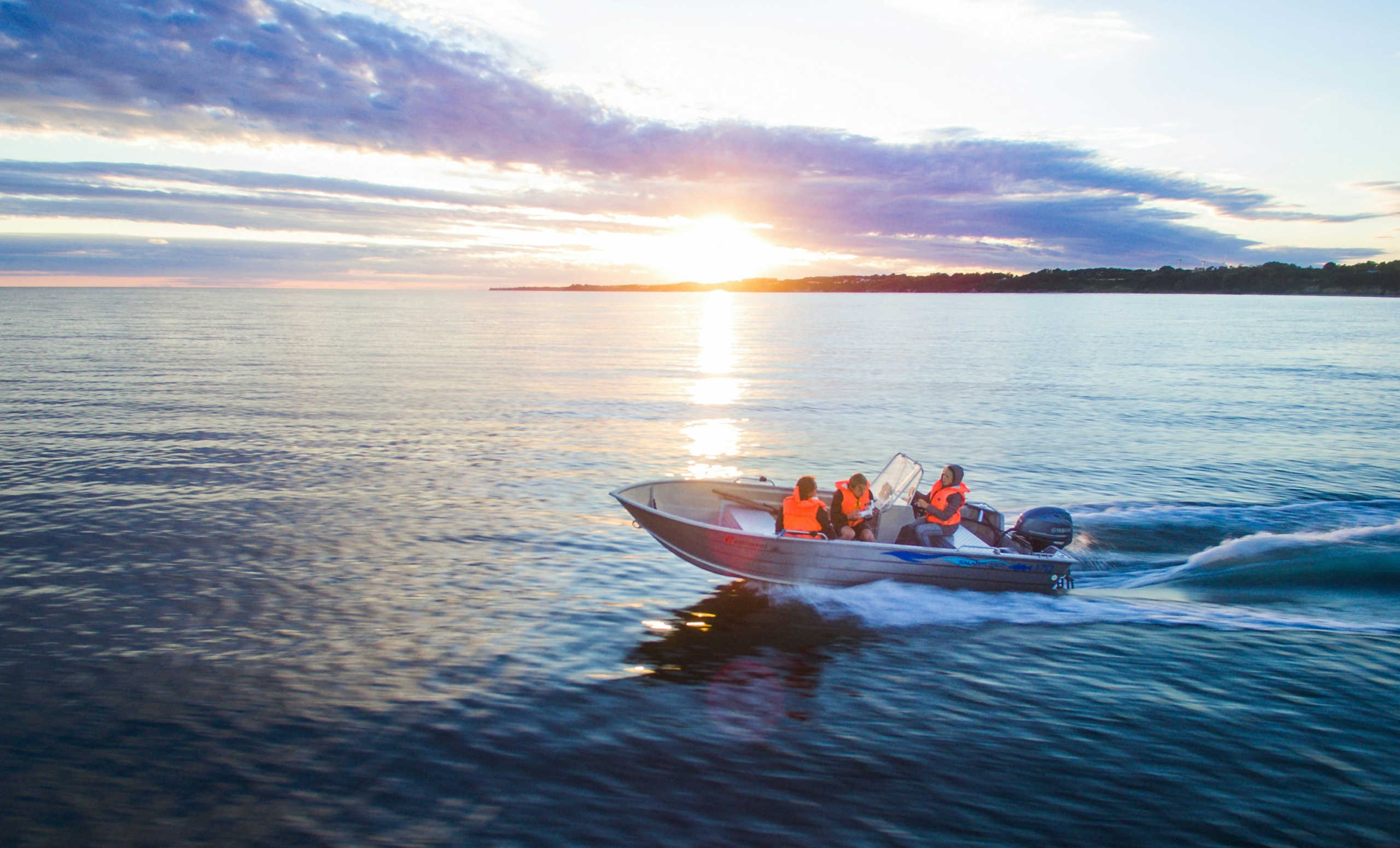 Speed Boat on Water